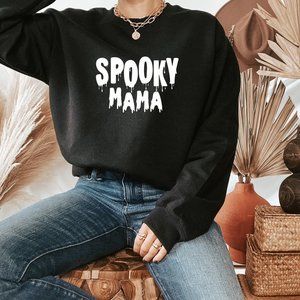 Spooky Mama Black Sweatshirt